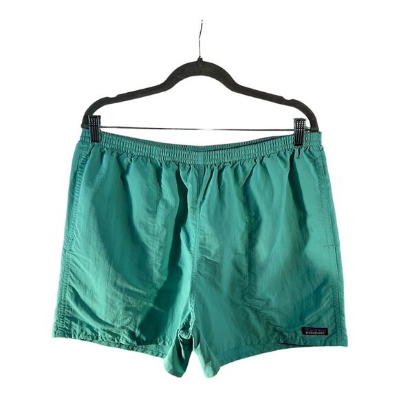 Patagonia Shorts Men's XL Netplus Shells Blue Turquoise Lined Elastic Waist